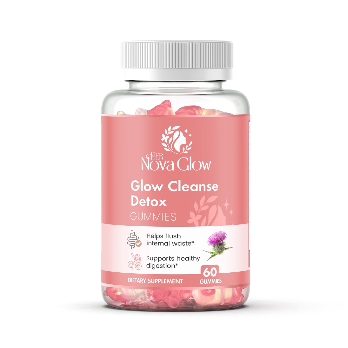 Glow Cleanse Detox Gummies | Her Nova Glow